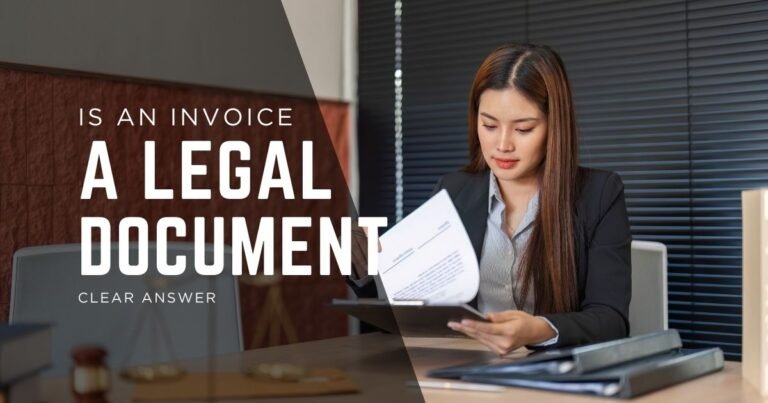 Is an invoice a legal document